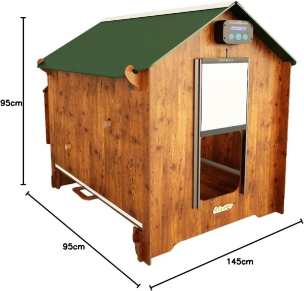 Polly Classic Wood (taille XL) + Porte Automatique Dimensions